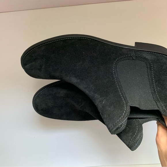 Paul Green Women Jax Fine Black Suede Chelsea Boots size Austrian 6.5/US 9 - Picture 8 of 10